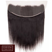Straight Virgin Remy Human Hair Frontal 4x13 Inch Free Part / 8A Natural Black