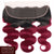Fuchsia Queen Remy Human Hair Frontal 4x13 Inch Body Wave - Free Part Dip Dye