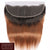Auburn Remy Hair Frontal 4x13 Inch Straight - Free Part Dip Dye