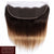 Ombre Chocolate Brown / Strawberry Blonde Remy Hair Frontal 4x13 Inch Straight