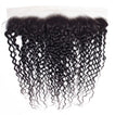 Jerry Curl Virgin Remy Human Hair Frontal 4x13 Inch Free Part / 8A Natural Black