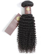 Deep Curls Black Virgin Remy Human Hair Extensions / 8A Natural Black