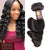 Loose Wave Virgin Remy Human Hair Extensions / 8A Natural Black
