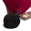 Fuchsia Queen 3 Bundles Human Hair Weave / Straight Dip Dye