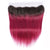 Fuchsia Queen Remy Human Hair Frontal 4x13 Inch Straight - Free Part Dip Dye