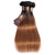 Ombre Chocolate Brown / Auburn 3 Bundles Remy Hair Extensions / Straight