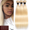 Beach Blonde 3 Bundles Human Hair Weave / Straight
