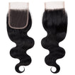 PREMIUM 10A Brazilian Virgin Remy Hair Closure 4x4 Inch Body Wave - Free Part