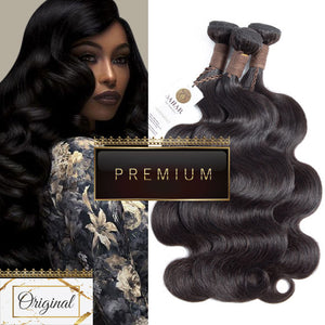 PREMIUM 10A Body Wave 3 Bundles Brazilian Hair Extensions