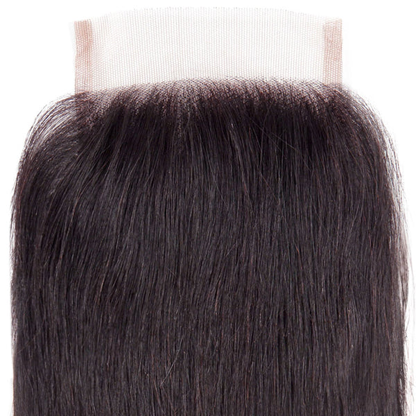 PREMIUM 10A Peruvian Hair Bundle with Closure / Straight