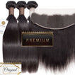 PREMIUM 10A Peruvian Hair Bundle with Frontal / Straight