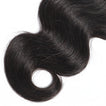 Body Wave Human Hair Bundle with Frontal / 6A Black