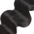 Body Wave Human Hair Extensions Natural / 6A Black