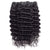 Deep Wave Human Hair Bundle with Closure / 6A Black