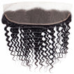 Deep Wave Human Hair Bundle with Frontal / 6A Black