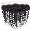 Deep Wave Human Hair Bundle with Frontal / 6A Black