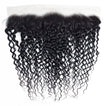 Jerry Curl Human Hair Lace Frontal 4x13 Inch Free Part / 6A Black