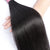 Straight Human Hair Bundle with Frontal / 6A Black