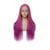 Sahar Tara Straight Human Hair Lace Front T Part Wig #Violet-Purple