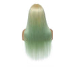 Sahar Tara Straight Human Hair Lace Front T Part Wig #T613-limegreen