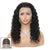 Sahar Water Wave Human Hair Lace Front T Part Wig #1B Natural Black