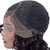 Aisha Short Curly Bob Human Hair Wig with Lace Side Parting Natural Black