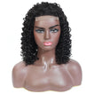 Faye Deep Wave Human Hair Lace Closure Wig Natural Black