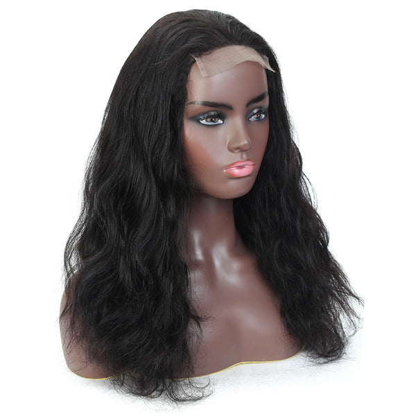 Kayla Body Wave Human Hair Lace Closure Wig Natural Black