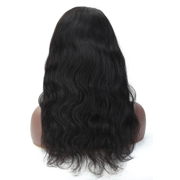 Kayla Body Wave Human Hair Lace Closure Wig Natural Black