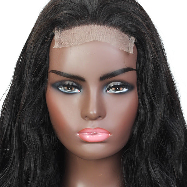 Kayla Body Wave Human Hair Lace Closure Wig Natural Black