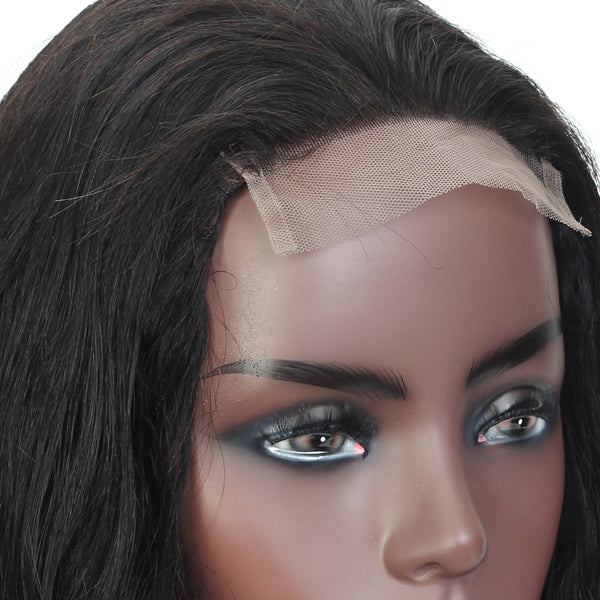 Kayla Body Wave Human Hair Lace Closure Wig Natural Black