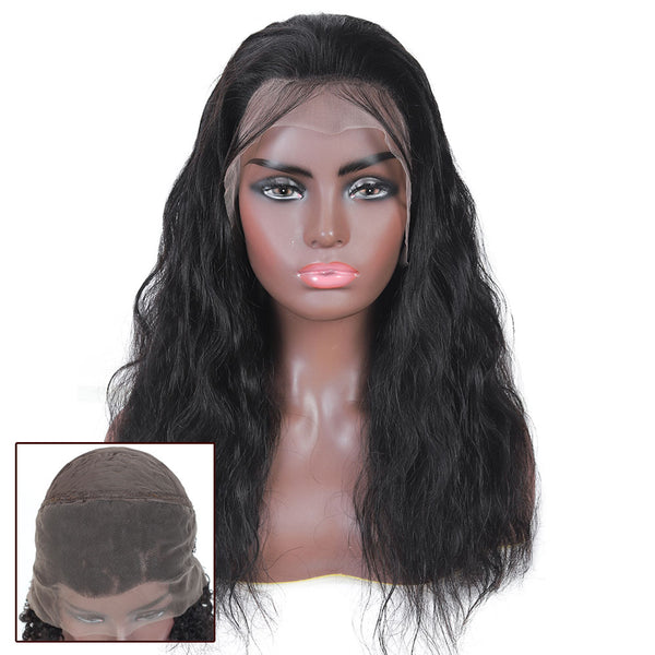 Kayla Body Wave Human Hair Lace Front Wig Natural Black