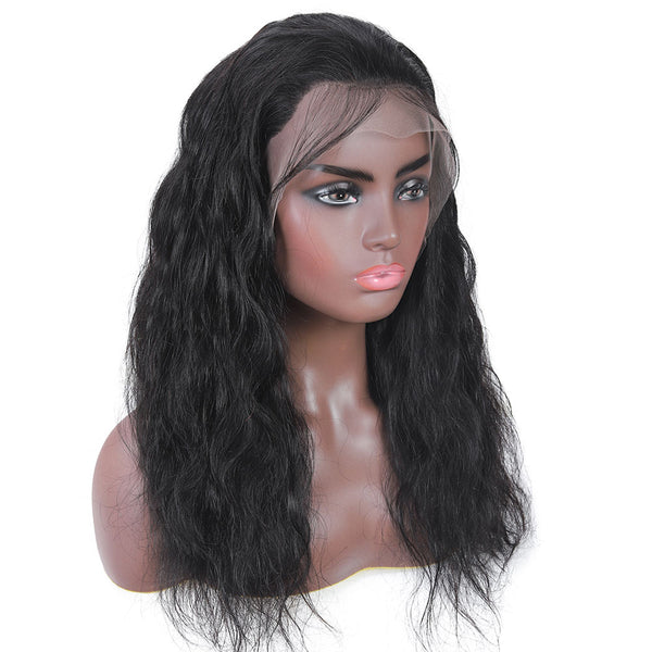 Kayla Body Wave Human Hair Lace Front Wig Natural Black