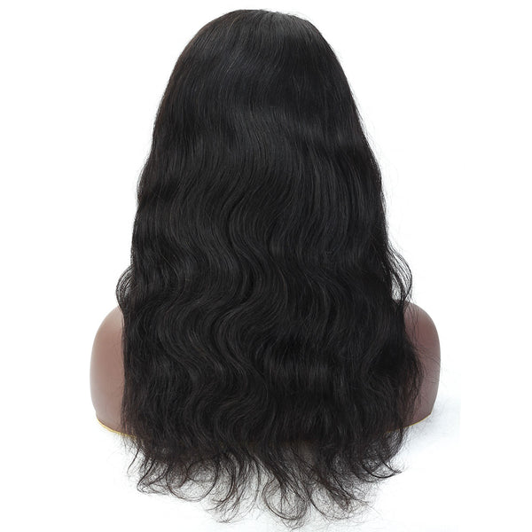 Kayla Body Wave Human Hair Lace Front Wig Natural Black