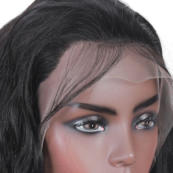 Kayla Body Wave Human Hair Lace Front Wig Natural Black