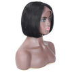 Kylee Short Straight Bob Human Hair Wig with Lace Middle Parting