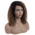 Nikki Deep Wave Human Hair Wig with Lace Side Parting  Dip Dye Auburn