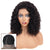 Nikki Deep Wave Human Hair Wig with Lace Side Parting Natural Black