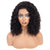 Nikki Deep Wave Human Hair Wig with Lace Side Parting Natural Black