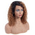 Nikki Deep Wave Human Hair Wig with Lace Side Parting Dip Dye Strawberry Blonde
