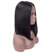 Sonia Straight Long Bob Human Hair Wig with Lace Middle Parting