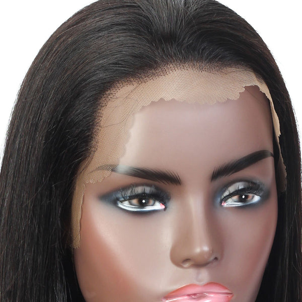 Tara Straight Human Hair Lace Front Wig Natural Black